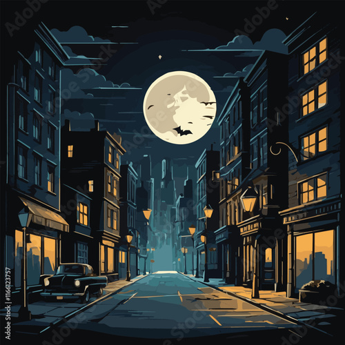 Designing Stunning Night City Vector Art: Step-by-Step Tutorials for Creating Urban Cityscapes, Street Scenes, and Character Designs in Illustrator