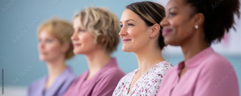 Group discussion on postnatal depression in a healthcare workshop, postnatal care, mental health awareness Group discussion on postnatal depression in a healthcare workshop, postnatal care, mental health awareness