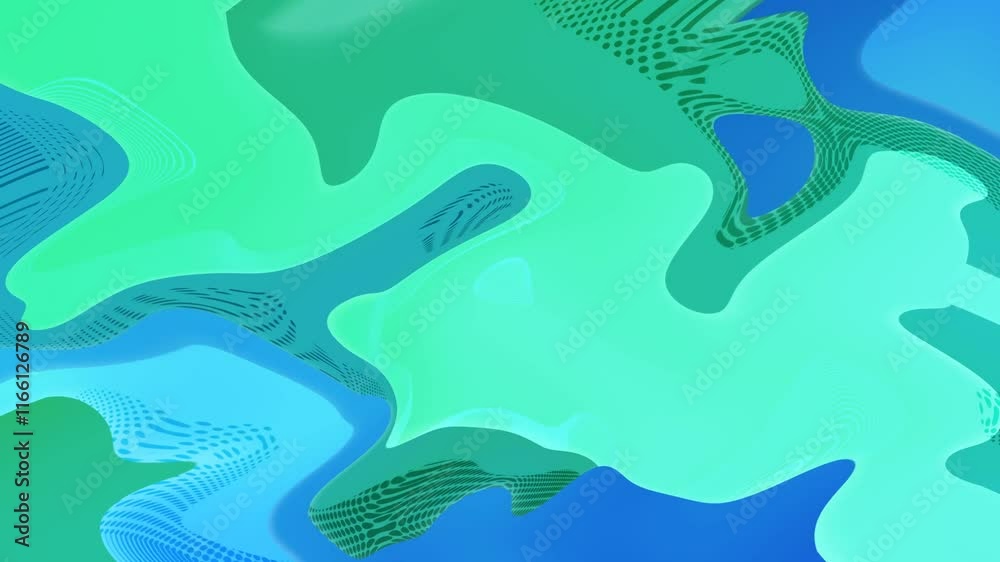 Abstract Blue and Green Liquid Swirls Abstract Blue and Green Liquid Swirls