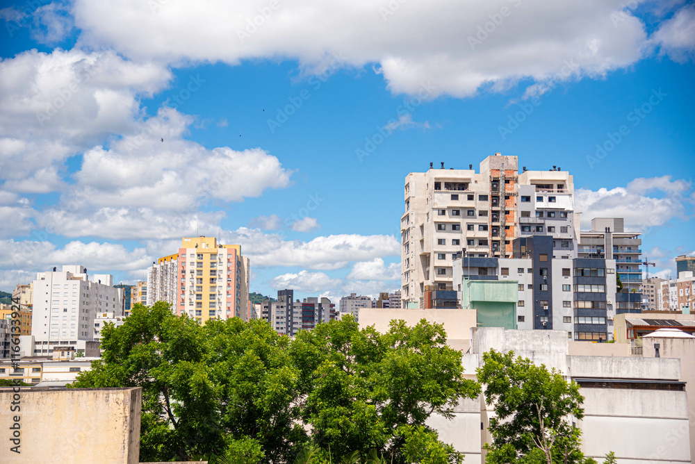 Fototapeta premium Santa Maria city center RS ​​Brazil.