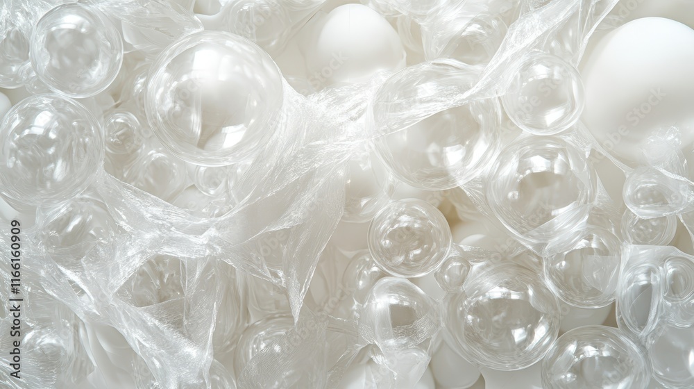 A whimsical collection of white balloons, stunning display of festive elegance and joyful celebration A whimsical collection of white balloons, stunning display of festive elegance and joyful celebration