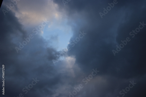 Sun Breaking through the Clouds