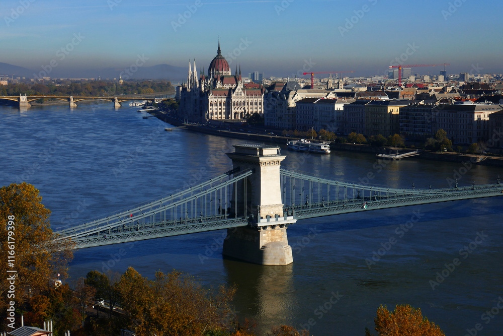 Fototapeta premium Kettenbrücke in Budapest