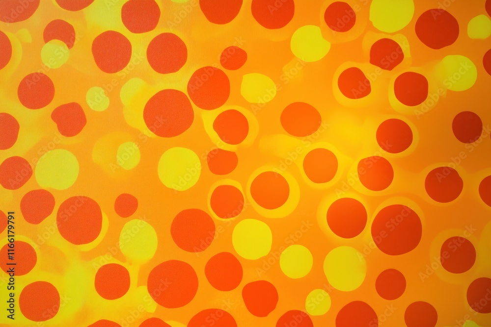 background of large orange and yellow dots background of large orange and yellow dots