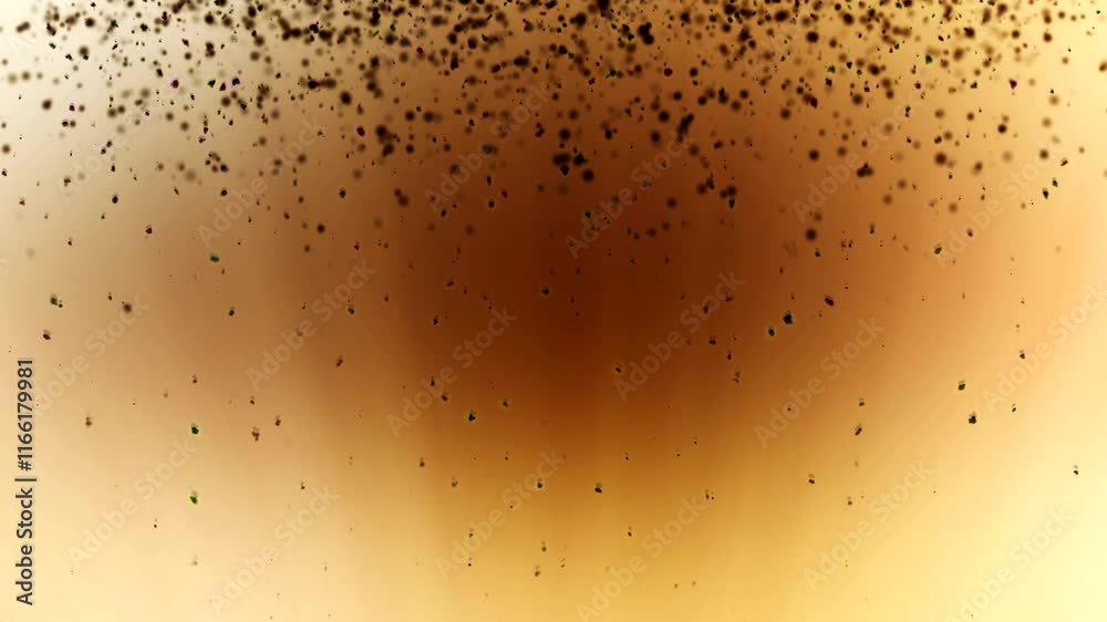 Falling on a brown background particles of dust, dirt, abstraction. Falling on a brown background particles of dust, dirt, abstraction.