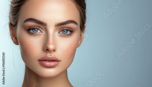 Facial lift results showing smoother, tighter skin for a youthful look photo