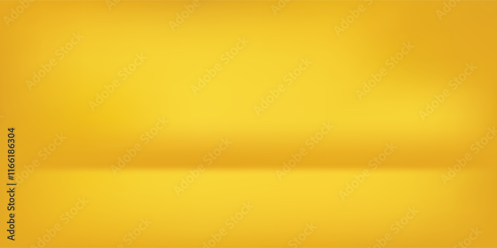 Studio backgrounds. yellow walls for photography space vector simple set with bright gradient spotlight Studio backgrounds. yellow walls for photography space vector simple set with bright gradient spotlight