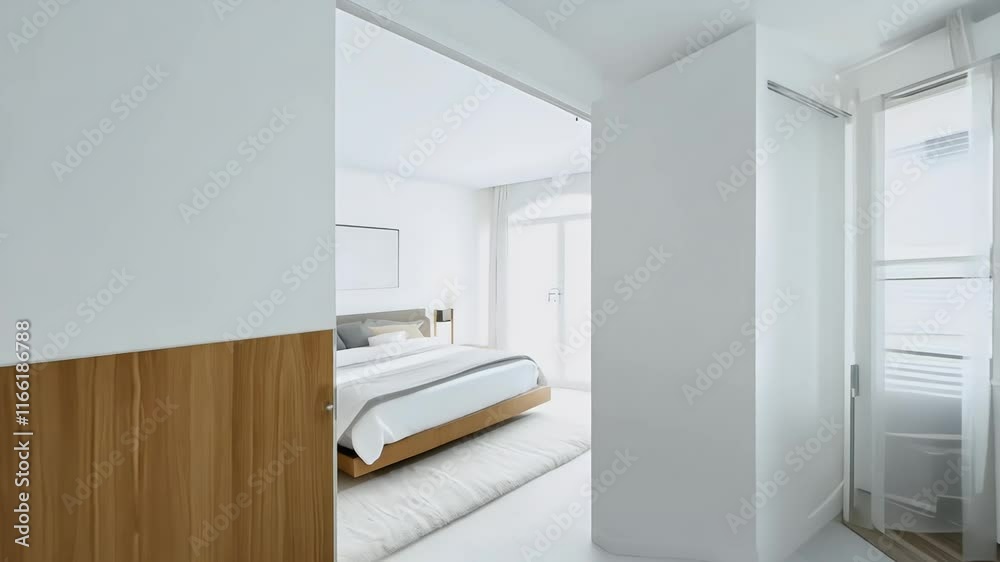 concept design 3d room rendering cabinet bedroom scandinavian white room wood white interior empty window comfortable three-dimensional apartment architecture background bed bedchamber blank blue concept design 3d room rendering cabinet bedroom scandinavian white room wood white interior empty window comfortable three-dimensional apartment architecture background bed bedchamber blank blue