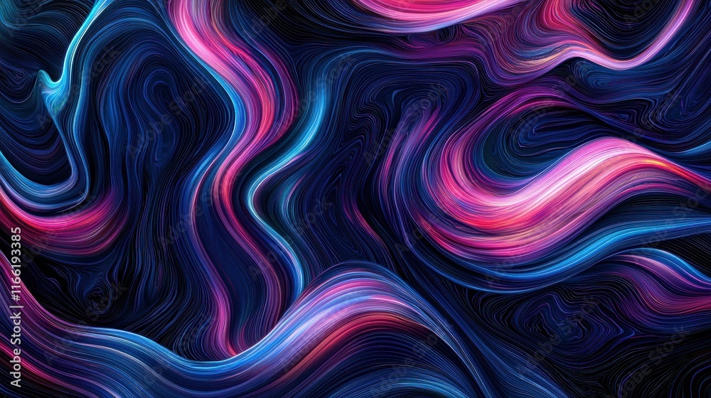 Abstract Swirling Nebula: A Symphony of Hues Abstract Swirling Nebula: A Symphony of Hues