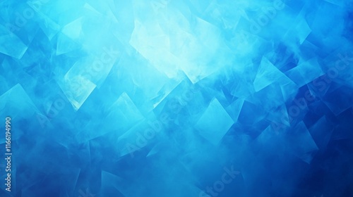 A soft blue abstract background featuring intricate ice textures. The frosty patterns create a crystalline effect, blending depth and coldness with the rich, cool tones of the icy surface.