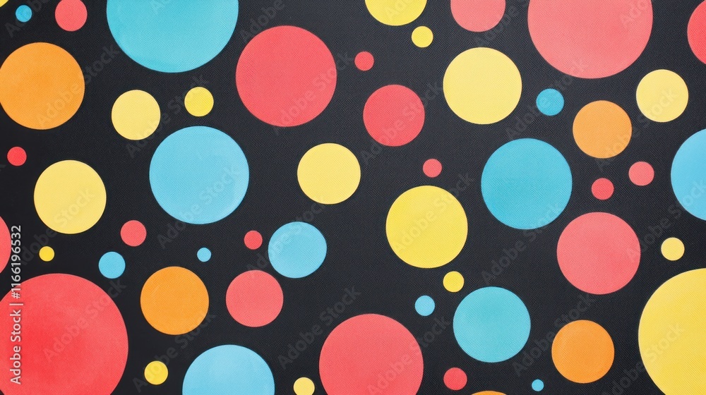 Vibrant Colorful Circles Abstract Background Design Vibrant Colorful Circles Abstract Background Design