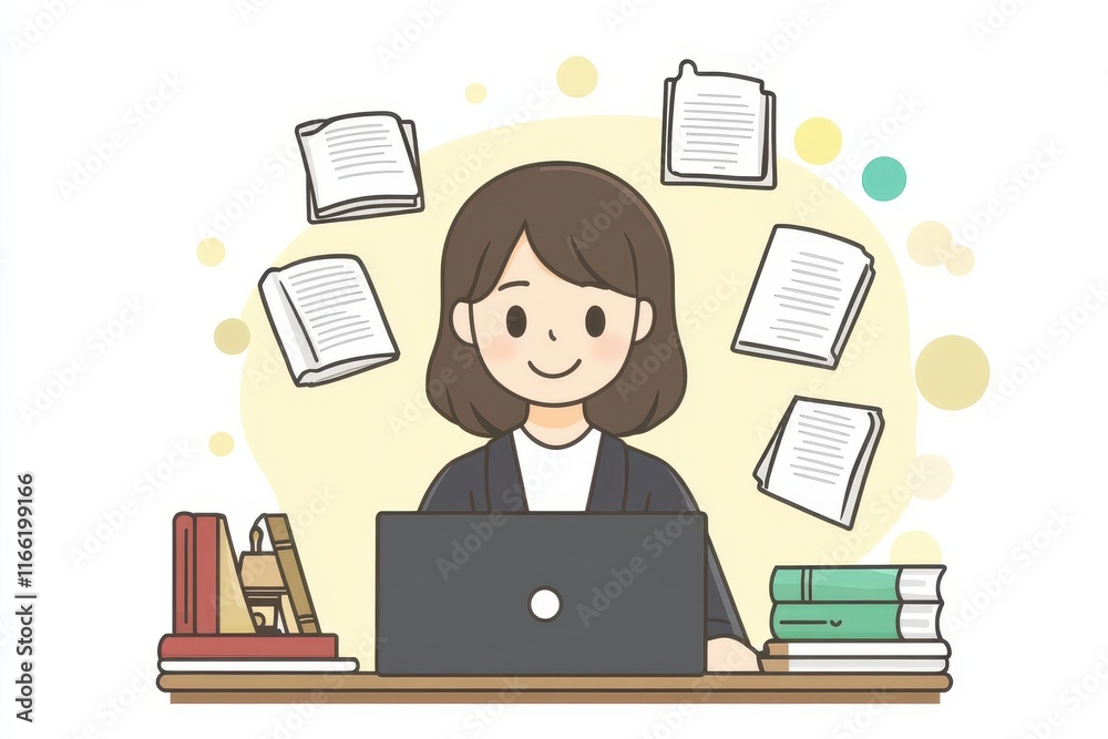 lawyer utilizing legal service icons on a laptop lawyer utilizing legal service icons on a laptop