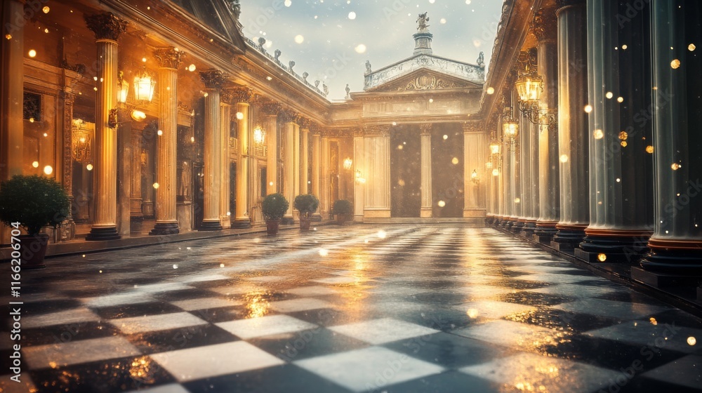 Obraz premium Modern and Classical Elements in Governmental Architecture