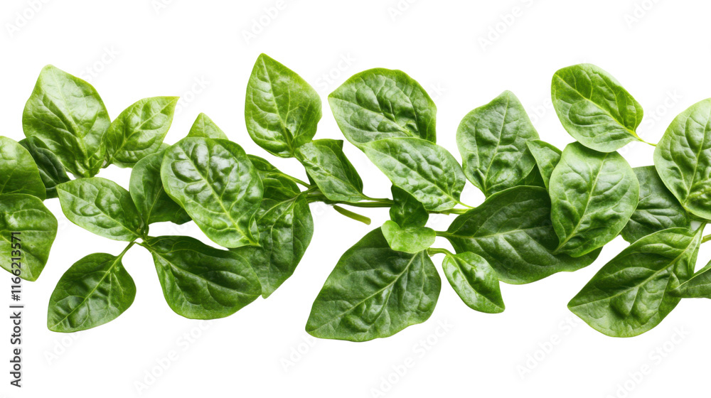 Fototapeta premium Green leaves transparent background