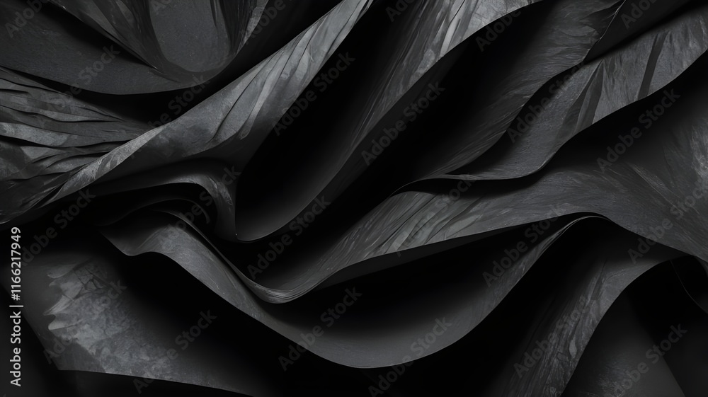 Obraz premium black and white fabric