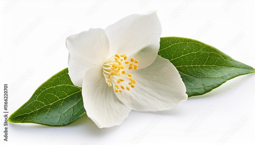 Obraz premium jasmine flower isolated on white