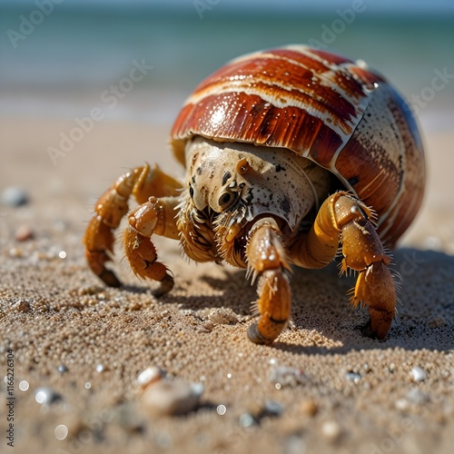 crab on the sand