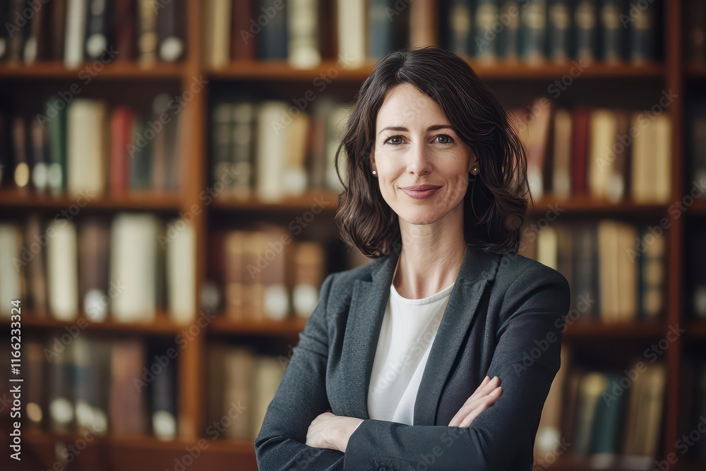 professional portrait of confident female lawyer in modern office professional portrait of confident female lawyer in modern office