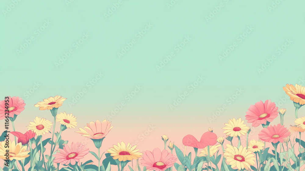 和柄-梅と菊 和柄-梅と菊
