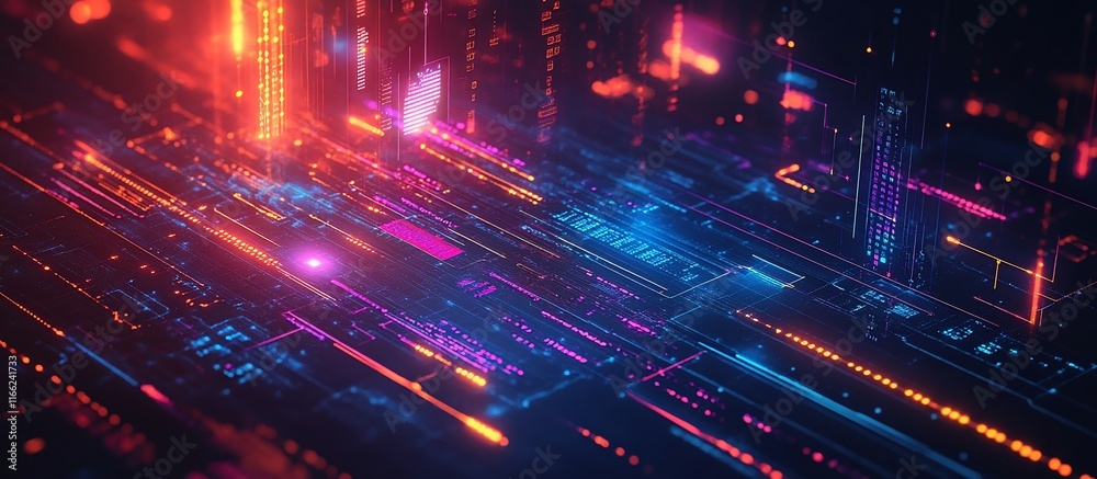 Neon Circuitry: A Digital Metropolis Neon Circuitry: A Digital Metropolis