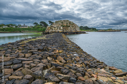 Birlot Tidal Mill, Bréhat Island, Brittany, France photo