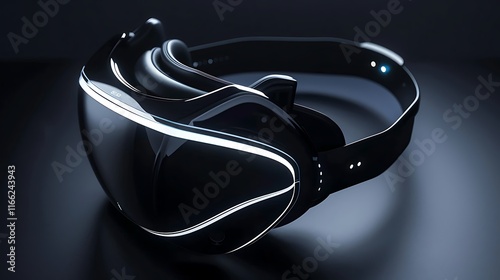 foldable bluetooth headphones with futuristic material display on a dynamic periodic motion