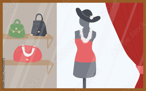 Boutique Clothes Shop Window