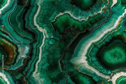 a slice of green agate stone texture