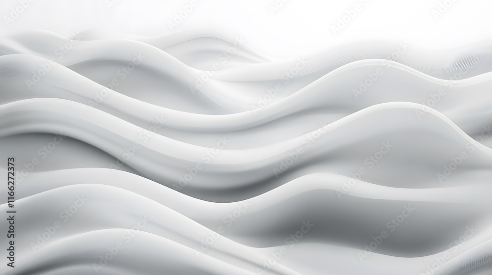 Abstract White Wave Forms Abstract White Wave Forms
