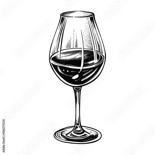 wine bottle glass vector black and white
