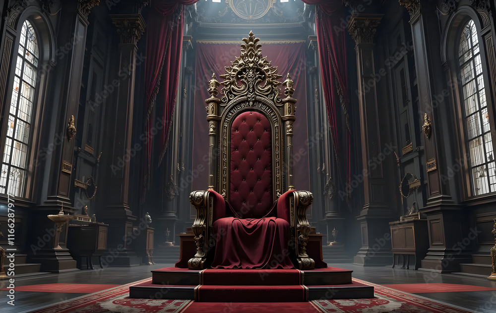 Naklejka premium Luxury king chair 