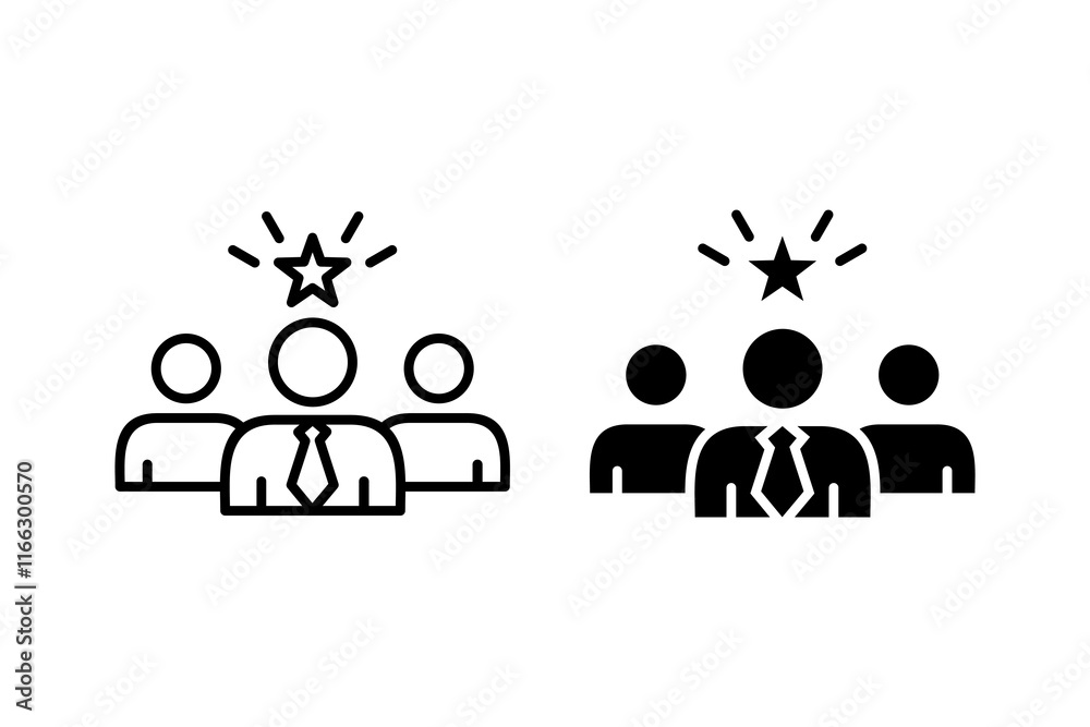 leadership icon. Line and glyp style icon. Editable vector illustration. leadership icon. Line and glyp style icon. Editable vector illustration.