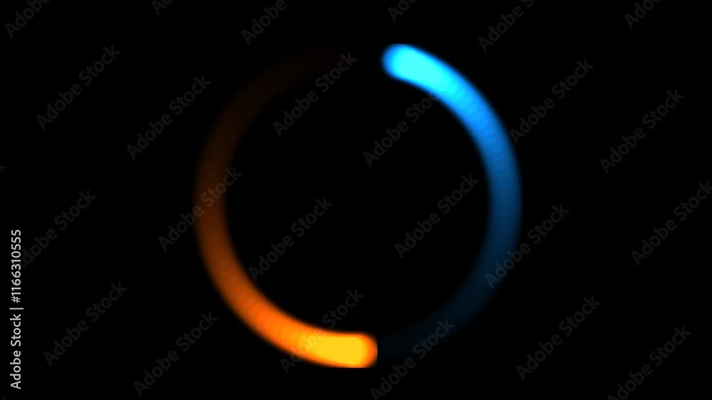 Glowing neon line circle animation. seamless looping technology concept motion. Animation of circle moving 4k video footage. Glowing neon line circle animation. seamless looping technology concept motion. Animation of circle moving 4k video footage.