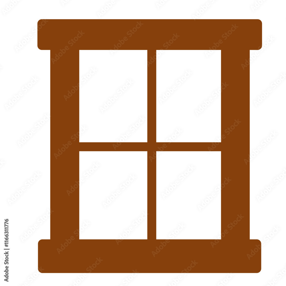 Vector of icon Window Frame chocolate Windows Vector of icon Window Frame chocolate Windows