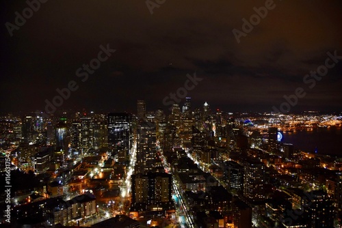 Wallpaper Mural New York at Night Torontodigital.ca