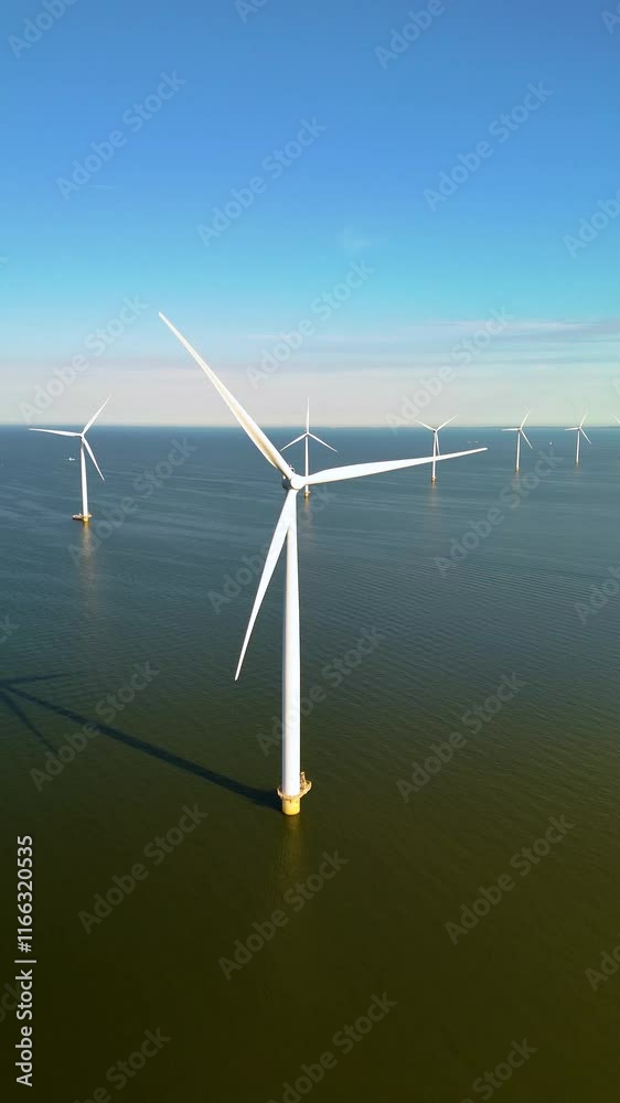 Majestic wind turbines rise above the calm waters of the Netherlands, efficiently converting wind into clean energy. The serene landscape showcases the commitment to sustainability and innovation. Majestic wind turbines rise above the calm waters of the Netherlands, efficiently converting wind into clean energy. The serene landscape showcases the commitment to sustainability and innovation.