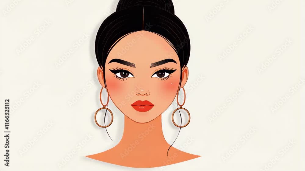 A stylish Asian woman poses elegantly, showcasing modern fashion with a clean backdrop for a chic look. A stylish Asian woman poses elegantly, showcasing modern fashion with a clean backdrop for a chic look.