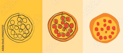 pizza, vector, dominos, slice, delivery, crust, background, design, food, isolated, illustration, poster, template, restaurant, graphic, cooking, cheese, burger, dinner, cuisine, snack, lunch, mediter