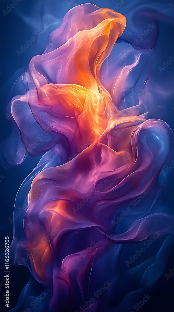 Abstract swirling colorful smoke. (1) Abstract swirling colorful smoke. (1)