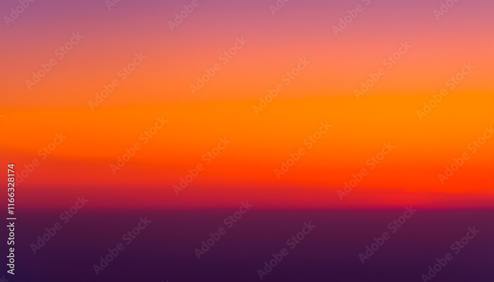 Fototapeta premium Vibrant Sunset Sky Gradient Background Orange Purple Red Hues