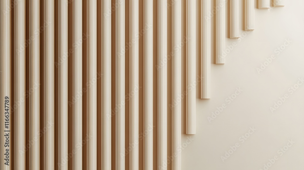 Abstract Beige Cylindrical Columns Design Abstract Beige Cylindrical Columns Design