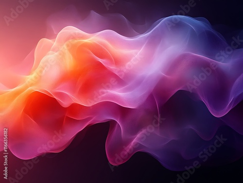 Wallpaper Mural Abstract colorful wave flowing design. Torontodigital.ca