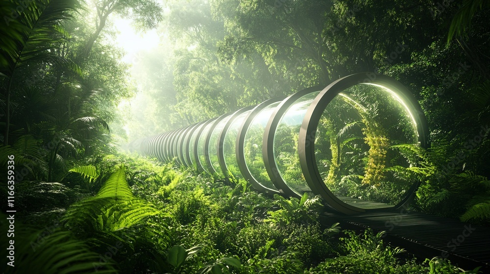 Innovative biofuel pipeline network, sustainable energy solutions, modern infrastructure development, environmental impact focus