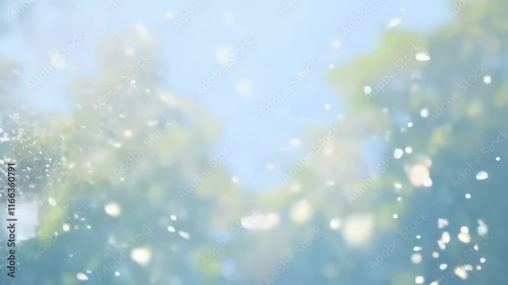 Sparkling Particles in the Wind for Beautiful Overlay Effects