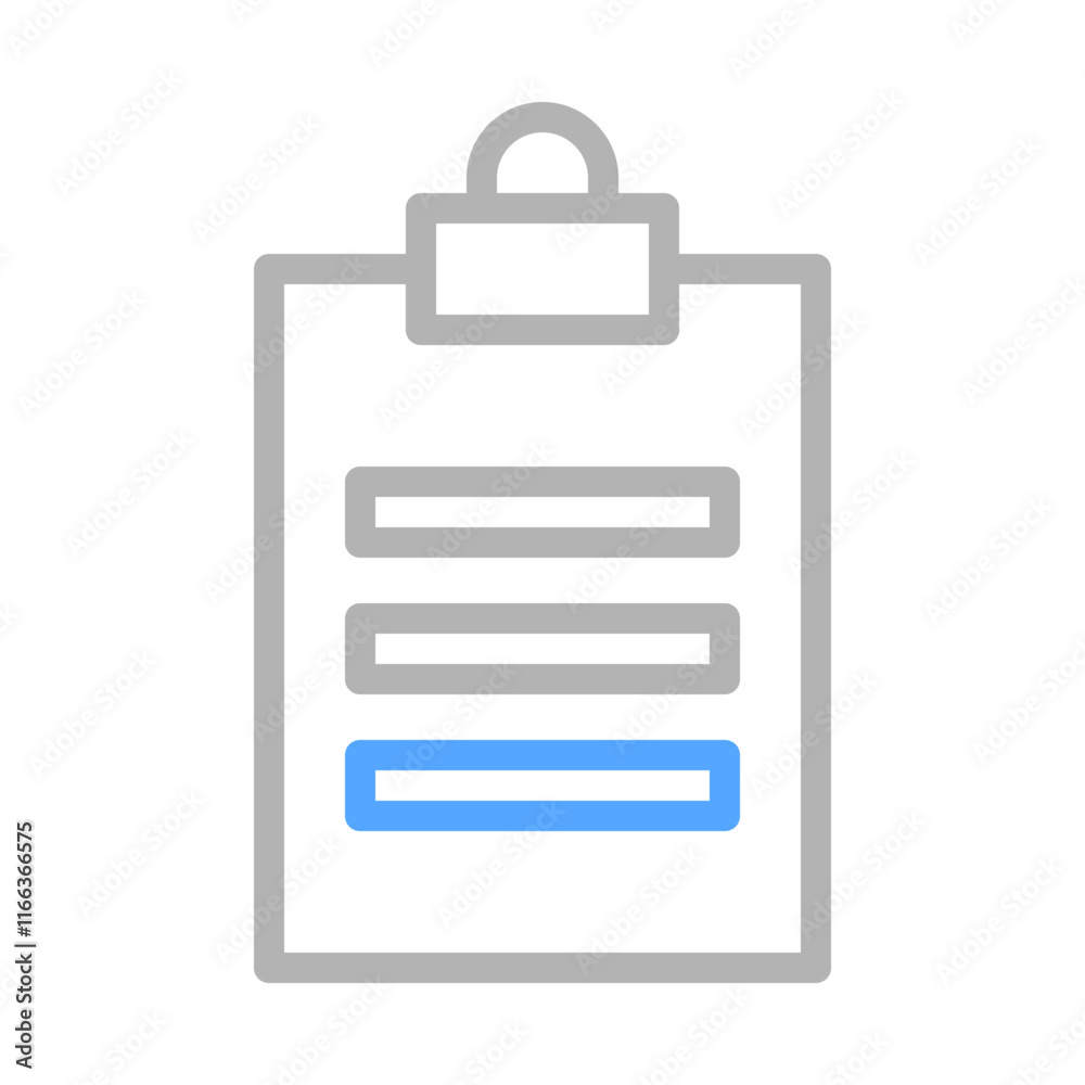 Clipboard document icon. Concept of checklist, survey, and agreement. Clipboard document icon. Concept of checklist, survey, and agreement.