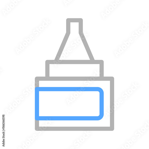 Glue bottle icon. Concept of adhesion, repair, and crafting.