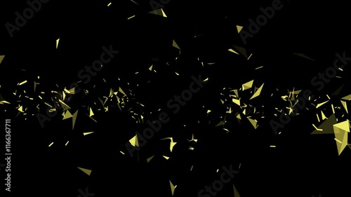Plexus of abstract purple geometrical lines with moving triangles and dots. Loop animations.