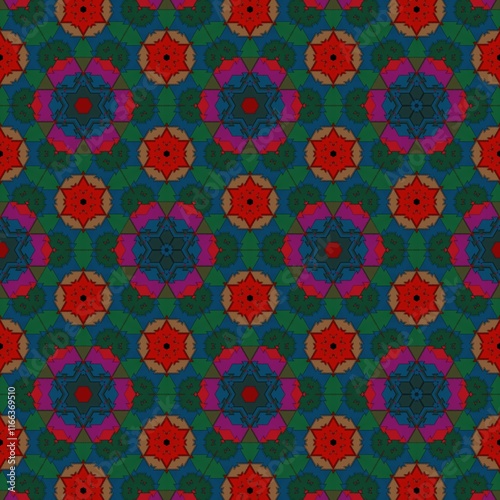 seamless pattern with flowers