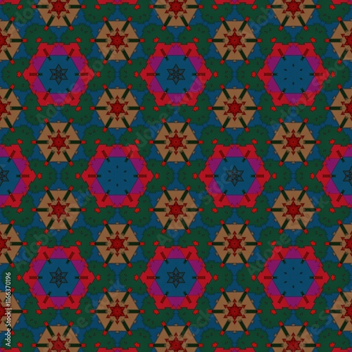 seamless pattern with flowers