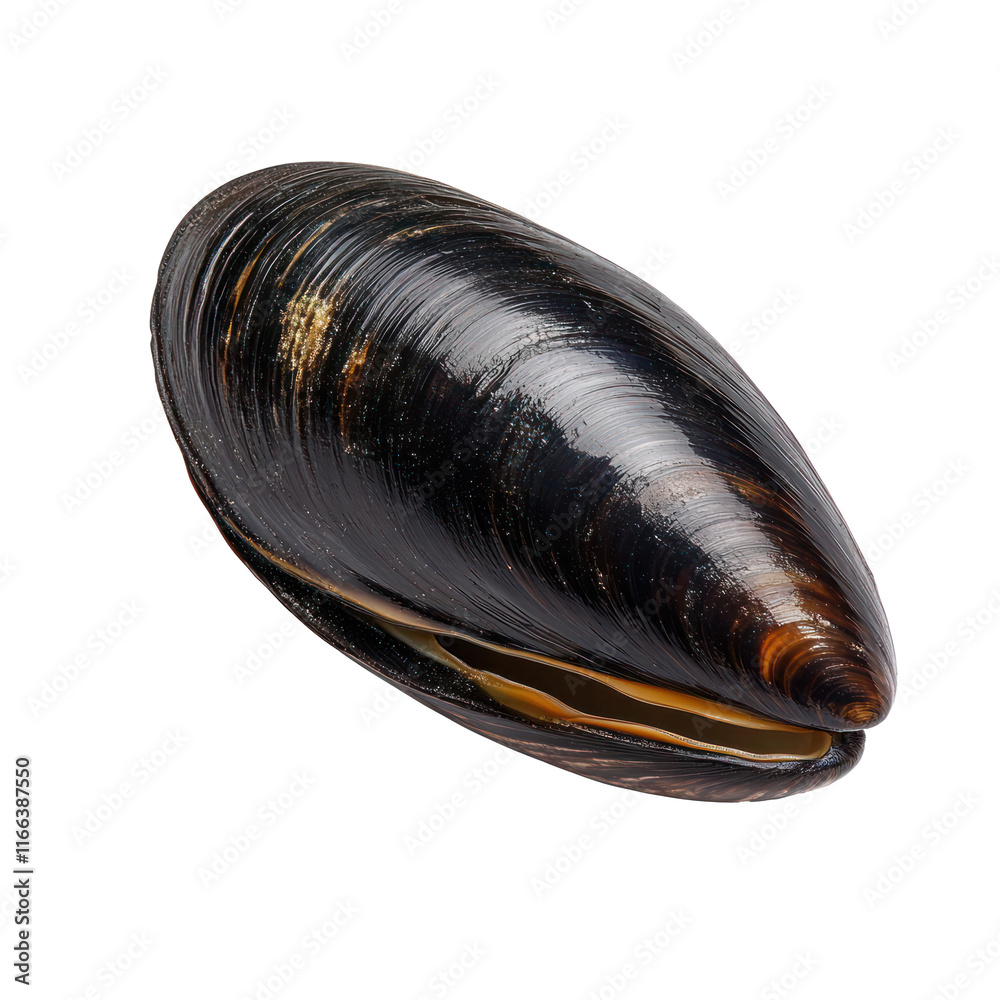 Shiny Black Mussel Shell Ocean Life Marine Seafood Nature Shiny Black Mussel Shell Ocean Life Marine Seafood Nature
